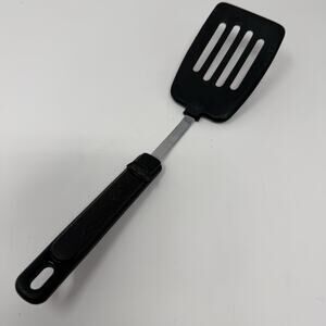 Vintage EKCO 10” Black Nylon Slotted Spatula Turner Flipper Kitchen Tool Flaws